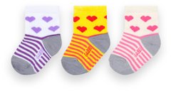 Дитячі шкарпетки для дівчинки бавовна 3 пари