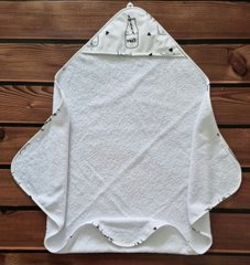 Полотенце с капюшоном для новорожденных Milk