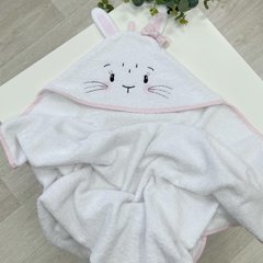 Полотенце с капюшоном для новорожденных Зайка